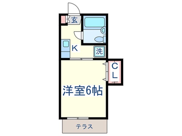 ビュ－パレーあづまの物件間取画像